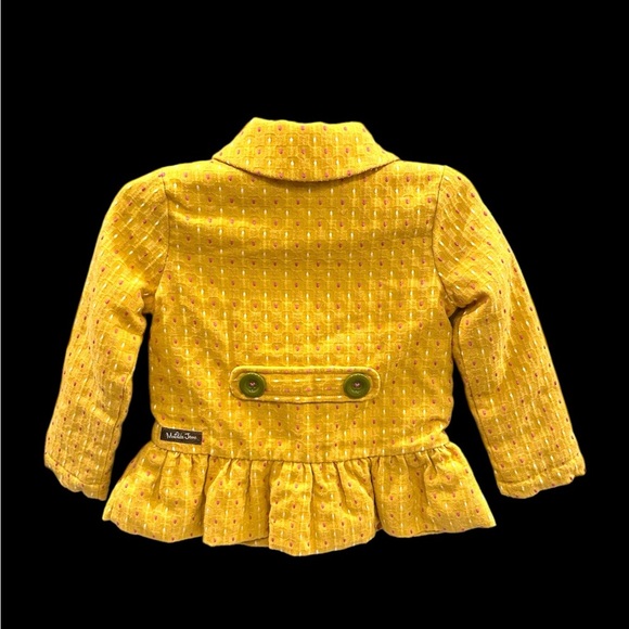 Matilda Jane Girl’s Going Easy Jacket Buttons Scalloped Placket Pleated Hem Sz 4 - Picture 9 of 9